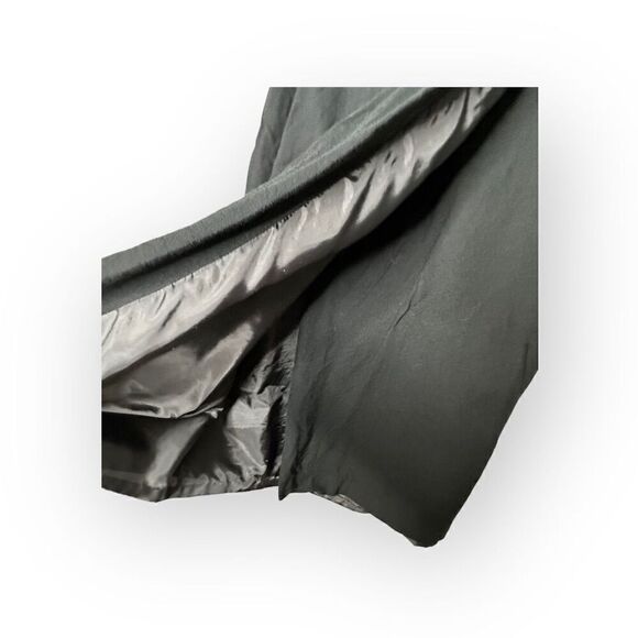 Jones New York petite 100% wool lined wrap skirt black 14p - Picture 5 of 12